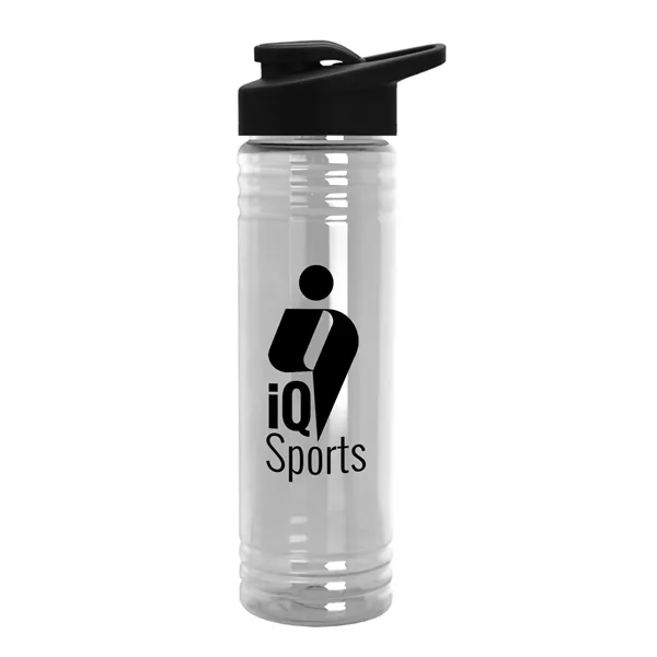 Clear color option for Garyline® Slim Fit Bottle With Drink Thru Lid   24 Oz.