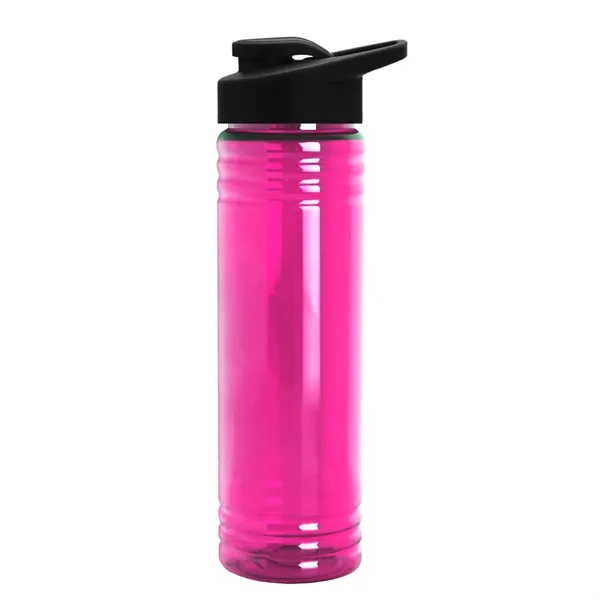 Translucent Fuschia color option for Garyline® Slim Fit Bottle With Drink Thru Lid   24 Oz.