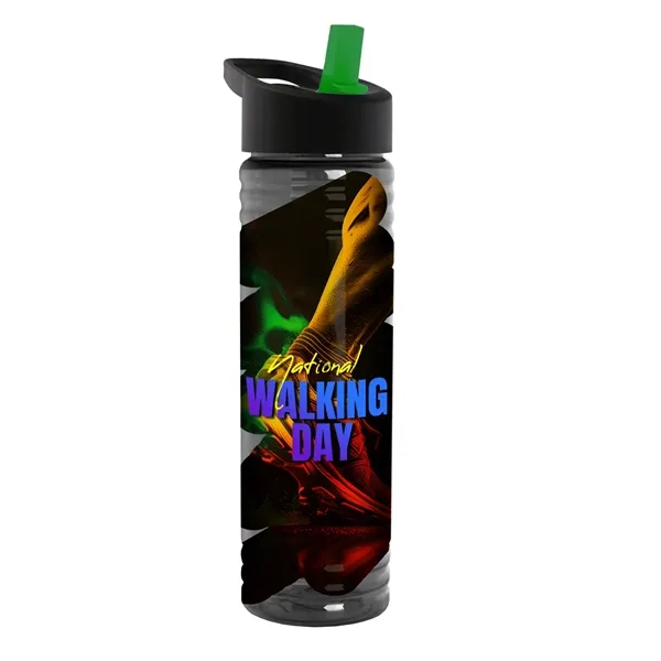 Smoke color option for Garyline® Slim Fit Bottle With Flip Straw Lid   24 Oz.