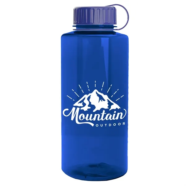 Translucent Blue color option for Garyline® Mountaineer Tritan® Bottle With Tethered Lid   ...