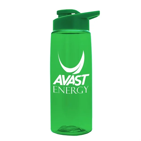 Translucent Green color option for Garyline® Flair Tritan® Bottle With Drink Thru Lid   26 Oz.