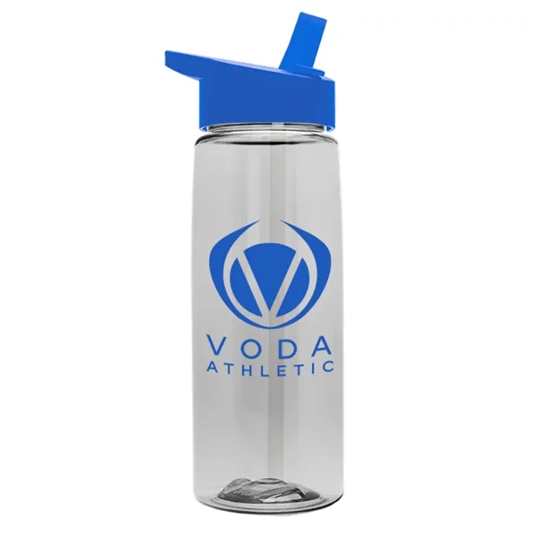 Clear color option for Garyline® Flair Tritan® Bottle With Flip Straw Lid   26 Oz.