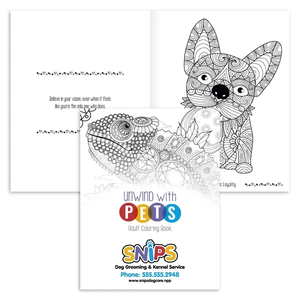 Photo of Good Value™ Unwind With Pets Adult Coloring Book