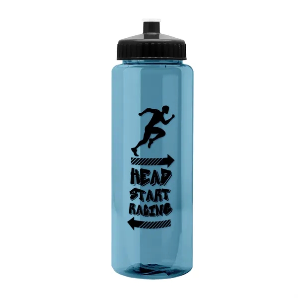 Glacier Blue color option for Garyline® Slim Fit Rpet Bottle With Push Pull Lid   32 Oz.