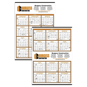 Photo of Triumph® Calendars Small Quantity Custom Span A Year Cale...