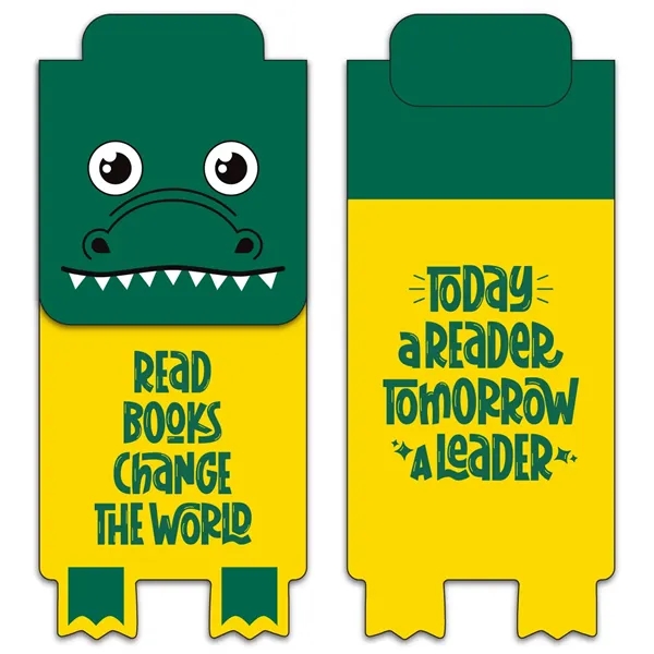 Gator color option for Paws N Claws® Magnetic Bookmark