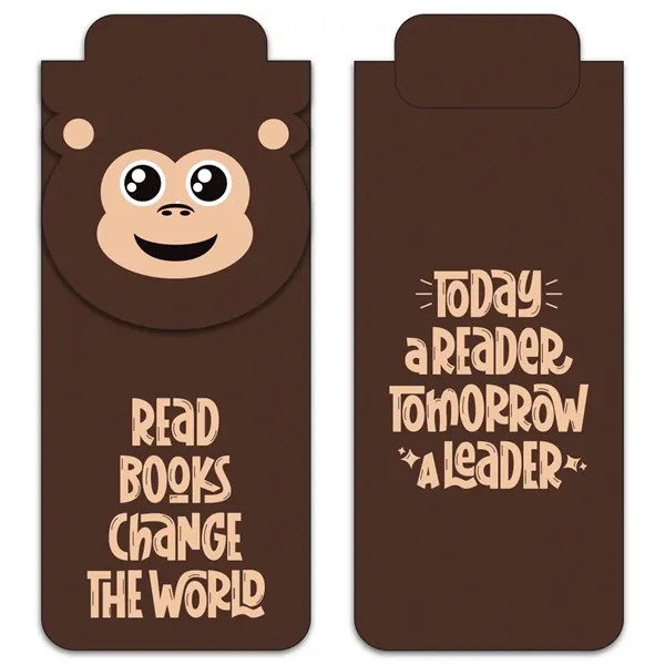 Monkey color option for Paws N Claws® Magnetic Bookmark