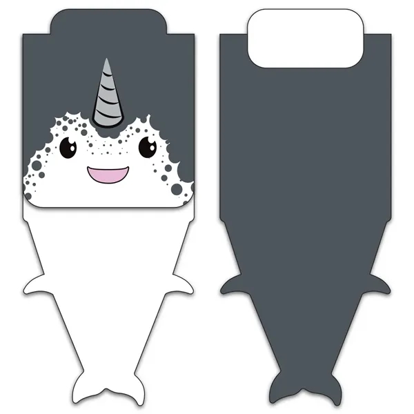 Narwhal color option for Paws N Claws® Magnetic Bookmark