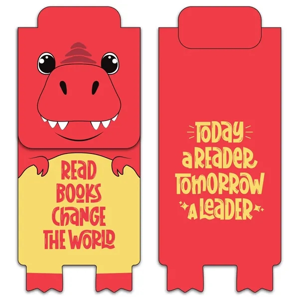T-Rex color option for Paws N Claws® Magnetic Bookmark