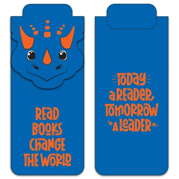 Triceratos color option for Paws N Claws® Magnetic Bookmark