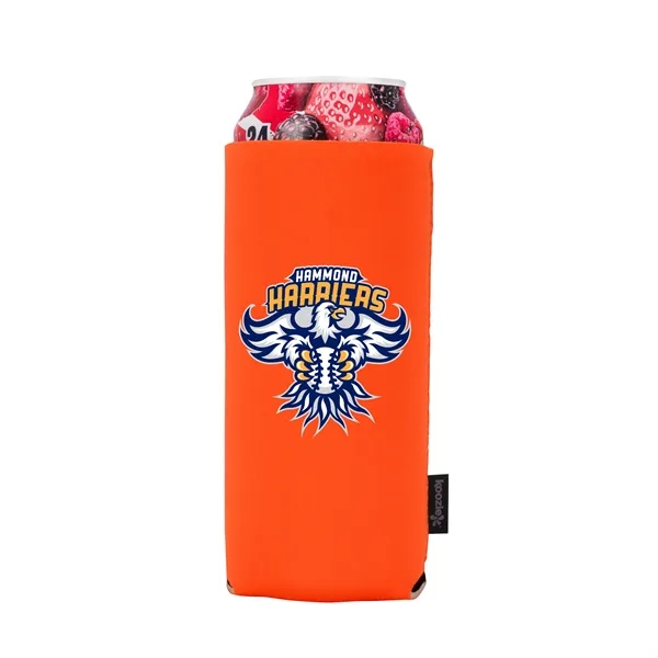 Electric Orange color option for Koozie® Taller Rpet Can Cooler   24 Oz.