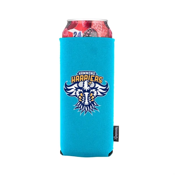 Neon Blue color option for Koozie® Taller Rpet Can Cooler   24 Oz.