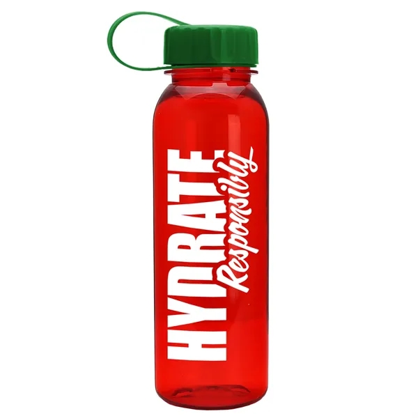 Translucent Red color option for Garyline® Outdoorsman Tritan® Renew Bottle With Tethered ...