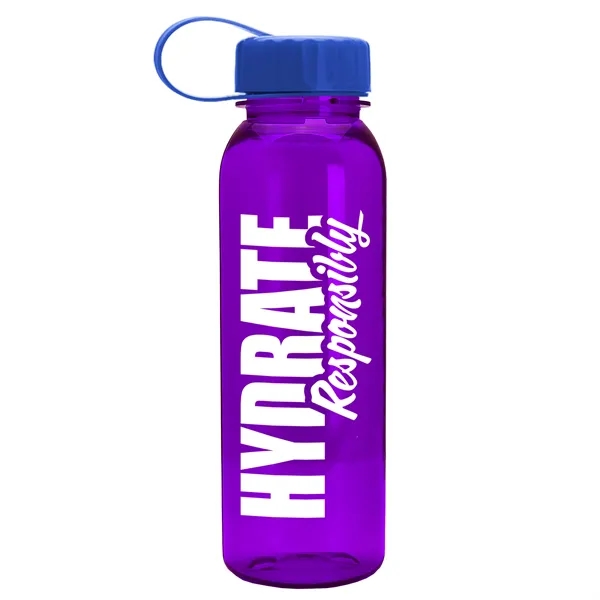 Translucent Violet color option for Garyline® Outdoorsman Tritan® Renew Bottle With Tethered ...