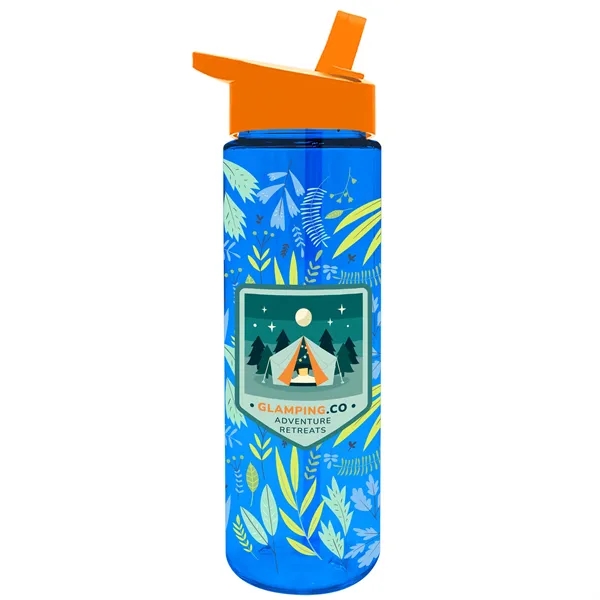 Translucent Blue color option for Garyline® Freedom Tritan® Renew Bottle With Flip Straw Li...