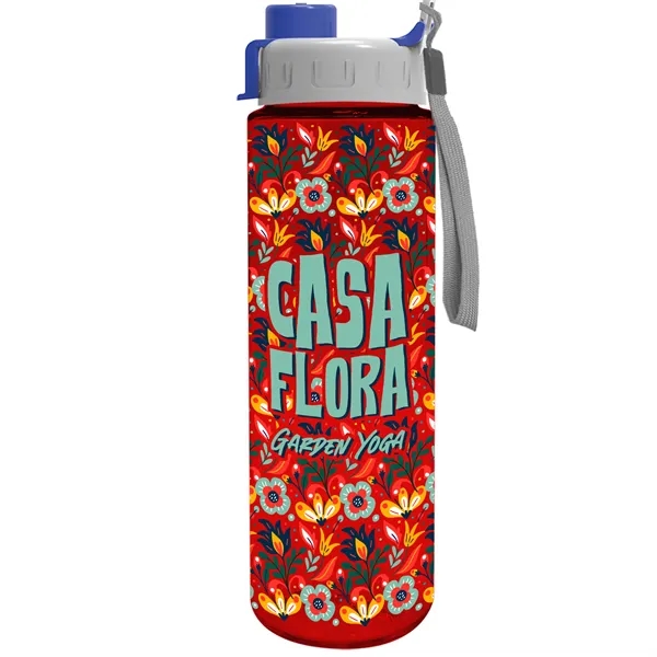 Translucent Red color option for Garyline® Freedom Tritan® Renew Bottle With Quick Snap Li...