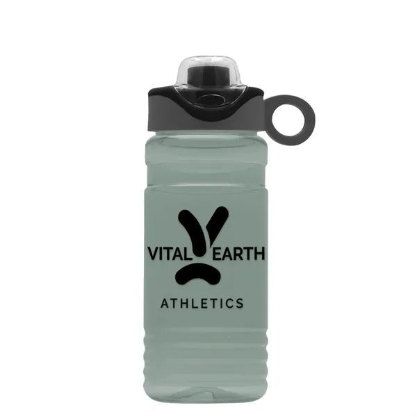 Glacier Blue color option for Garyline® Rpet Bottle With Two Tone Drink Thru Lid With S...