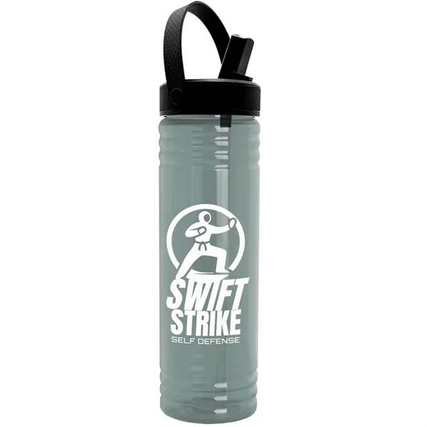 Glacier Blue color option for Garyline® Slim Fit Rpet Bottle With Flip Straw, Swivel Ha...