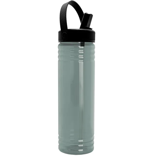 Main photo of Garyline® Slim Fit Rpet Bottle With Flip Straw, Swivel Ha...