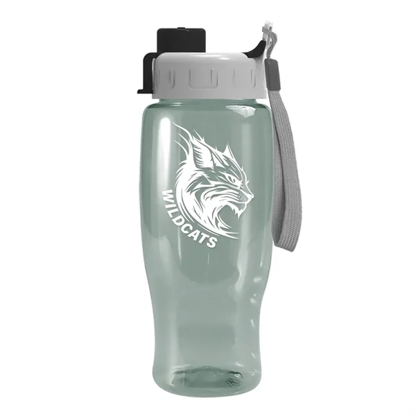 Glacier Blue color option for Garyline® Poly+ Recycled Bottle With Quick Snap Lid   27 Oz.