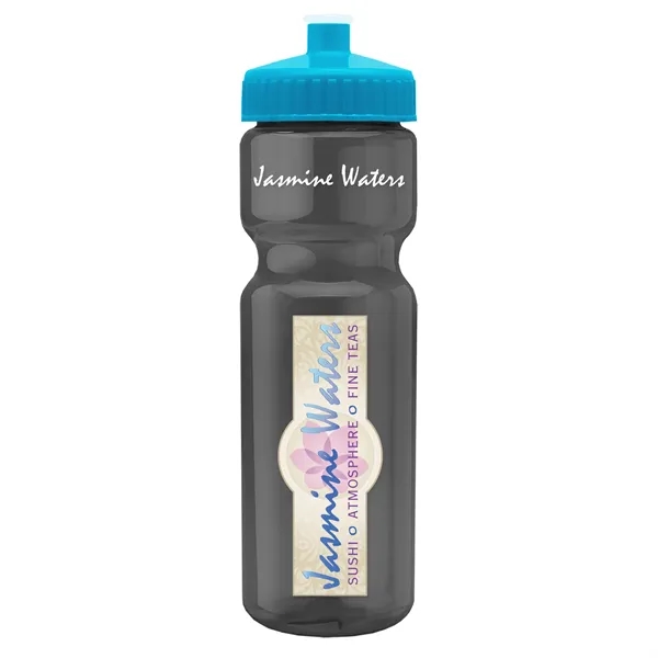 Smoke color option for Garyline® Champ Recycled Bottle With Push Pull Lid   28 Oz.