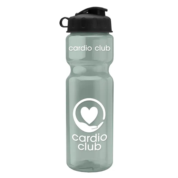 Glacier Blue color option for Garyline® Champ Recycled Bottle With Flip Lid   28 Oz.