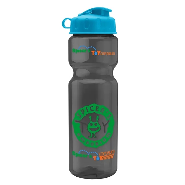 Smoke color option for Garyline® Champ Recycled Bottle With Flip Lid   28 Oz.