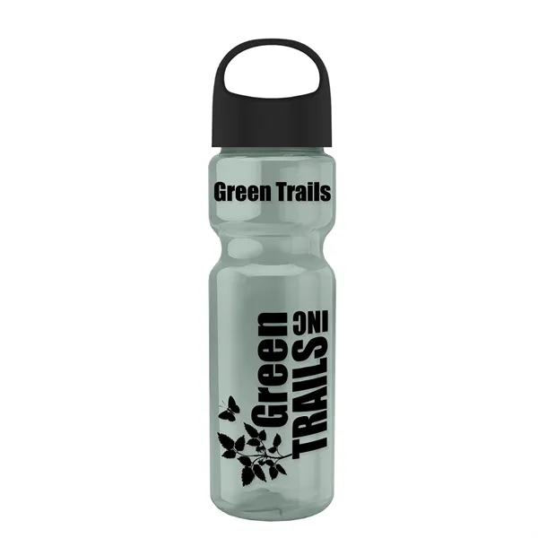 Glacier Blue color option for Garyline® Champ Recycled Bottle With Oval Crest Lid   28 Oz.