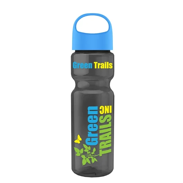 Smoke color option for Garyline® Champ Recycled Bottle With Oval Crest Lid   28 Oz.