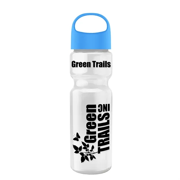 White color option for Garyline® Champ Recycled Bottle With Oval Crest Lid   28 Oz.