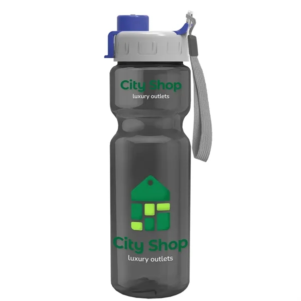 Smoke color option for Garyline® Champ Recycled Bottle With Quick Snap Lid   28 Oz.
