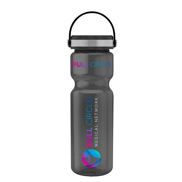 Smoke color option for Garyline® Champ Recycled Bottle With Grip Lid   28 Oz.