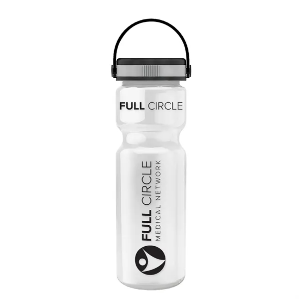 White color option for Garyline® Champ Recycled Bottle With Grip Lid   28 Oz.