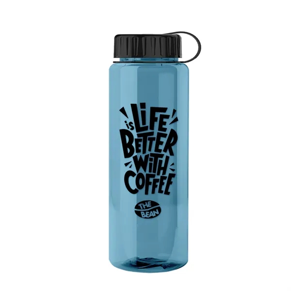 Glacier Blue color option for Garyline® Slim Fit Rpet Bottle With Tethered Lid   32 Oz.