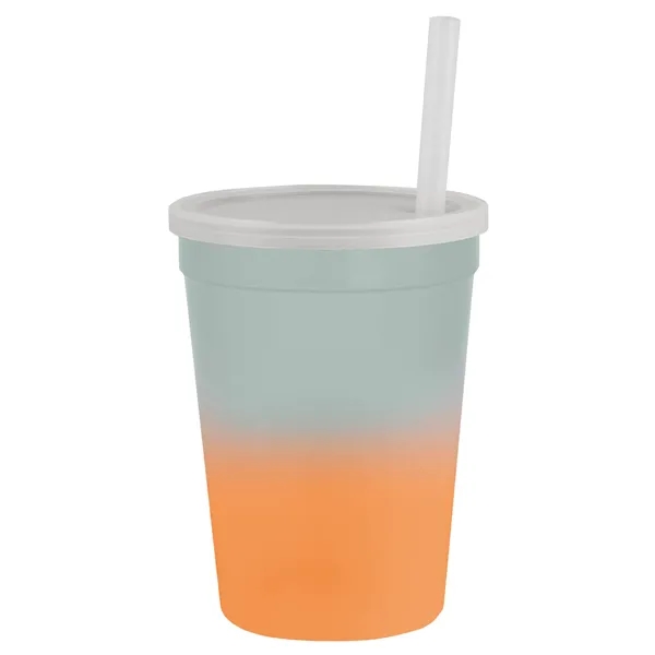 Frost/Orange color option for Garyline® Cups On The Go Color Changing Sport Sipper   12...
