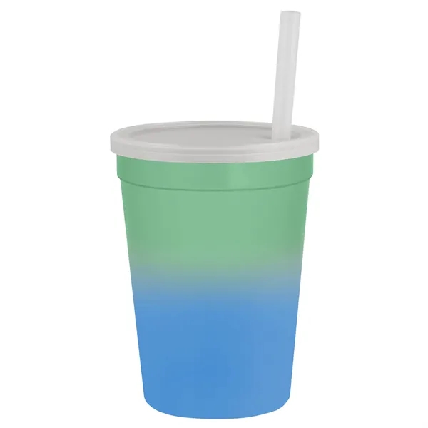Green/Blue color option for Garyline® Cups On The Go Color Changing Sport Sipper   12...