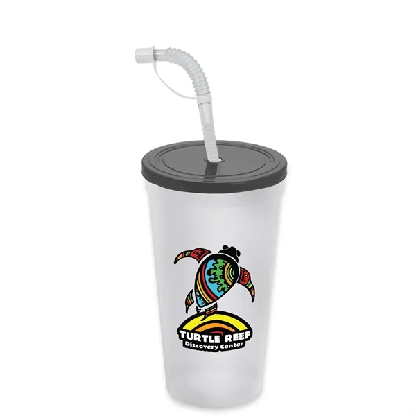 Frost color option for Garyline® Sport Sipper Cup With Straw Lid   24 Oz.