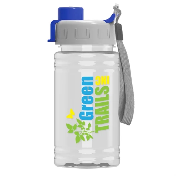 Gray/Blue color option for Garyline® Mini Bottle With Quick Snap Lid   16 Oz.
