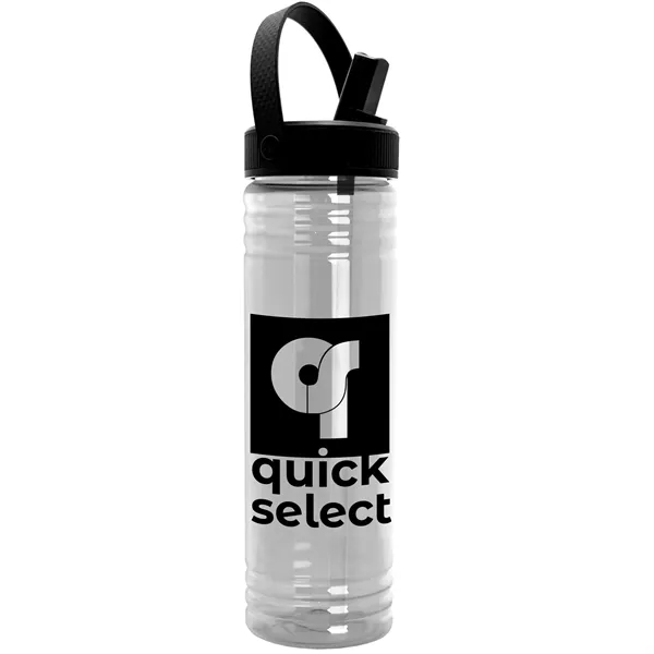 Clear color option for Garyline® Slim Fit Bottle With Flip Straw, Swivel Handle ...