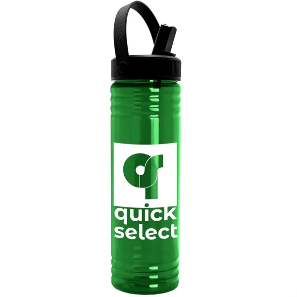 Translucent Green color option for Garyline® Slim Fit Bottle With Flip Straw, Swivel Handle ...