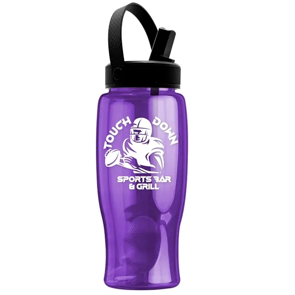 Translucent Violet color option for Garyline® Poly+ Bottle With Flip Straw, Swivel Handle Lid...