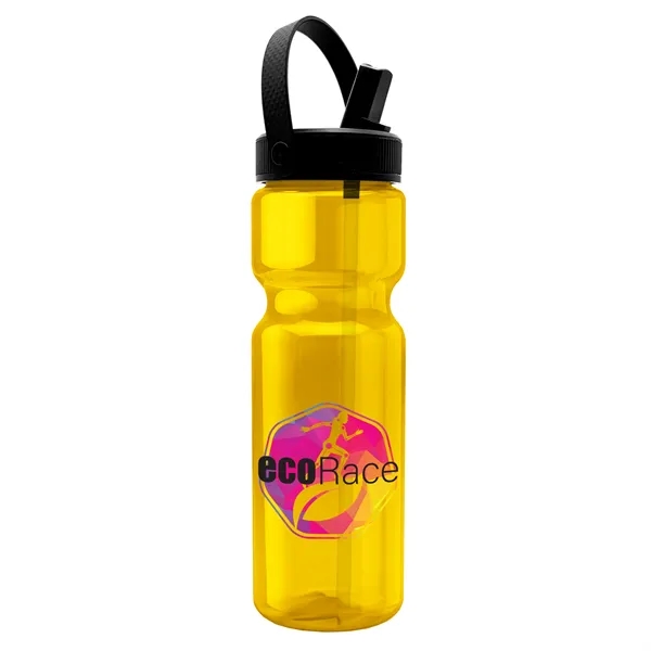 Translucent Yellow color option for Garyline® Champ Bottle With Flip Straw, Swivel Handle Lid...