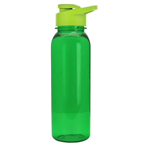 Translucent Green color option for Garyline® Flat Sided Tritan® Bottle With Drink Thru Lid  ...