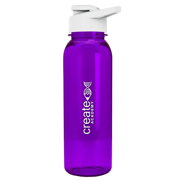 Translucent Violet color option for Garyline® Flat Sided Tritan® Bottle With Drink Thru Lid  ...