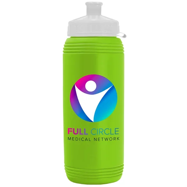 Lime Green color option for Garyline® Pint Sport Bottle With Tethered Push Pull Lid  ...
