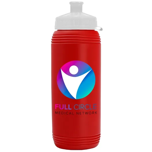 Red color option for Garyline® Pint Sport Bottle With Tethered Push Pull Lid  ...