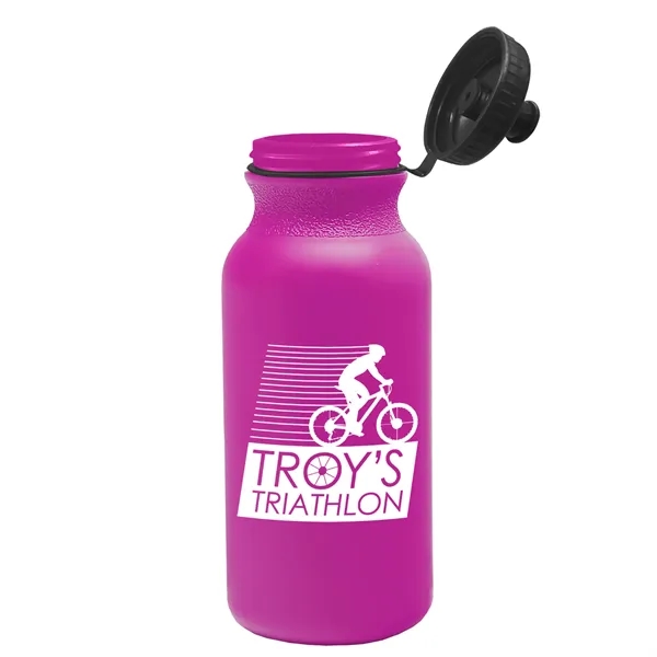 Fuchsia color option for Garyline® Omni Bike Bottle With Tethered Push Pull Lid   ...