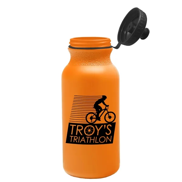 Orange color option for Garyline® Omni Bike Bottle With Tethered Push Pull Lid   ...