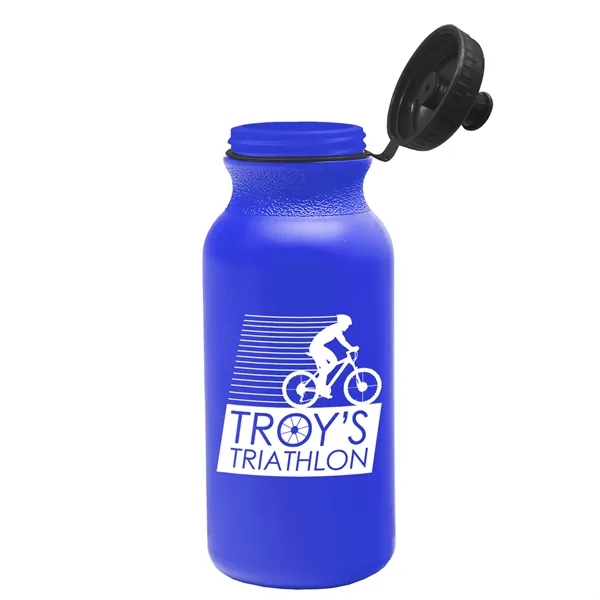 Royal Blue color option for Garyline® Omni Bike Bottle With Tethered Push Pull Lid   ...