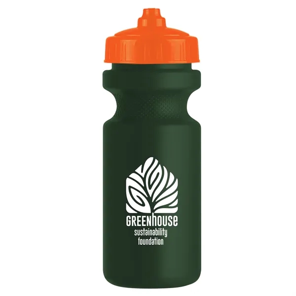 Dark Green color option for Garyline® Recycled Bike Bottle With Valve Lid   22 Oz.